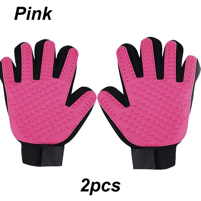 Pet Glove Cat Grooming Hair Deshedding Brush S Dog Comb for S Bath Cleaning Glove De-Shedding De-Matting Pet Grooming Products
