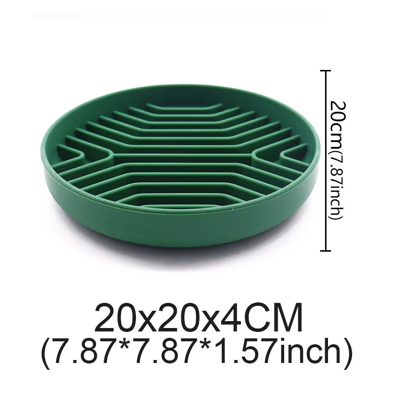 Pet Anti-Choking Feeder Dog Food Bowl Pet Supplies Feedingmat Feeding Bowls Mat for Non-Sliping Distracted Licking Plate Cutlery
