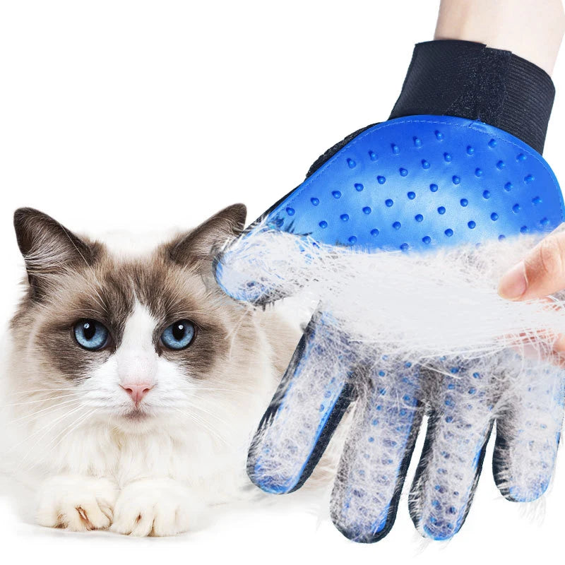 Pet Glove Cat Grooming Hair Deshedding Brush S Dog Comb for S Bath Cleaning Glove De-Shedding De-Matting Pet Grooming Products