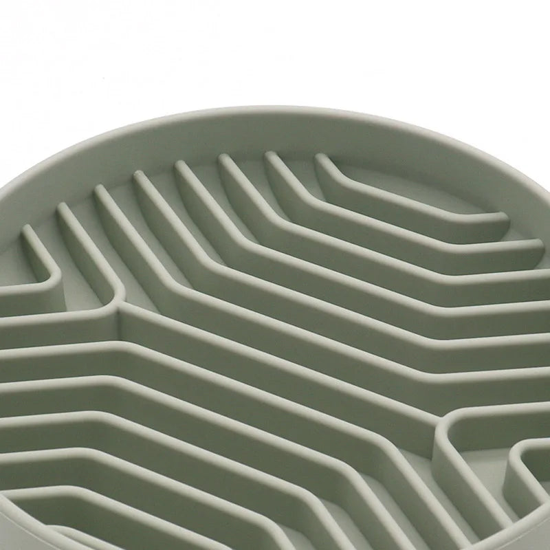 Pet Anti-Choking Feeder Dog Food Bowl Pet Supplies Feedingmat Feeding Bowls Mat for Non-Sliping Distracted Licking Plate Cutlery