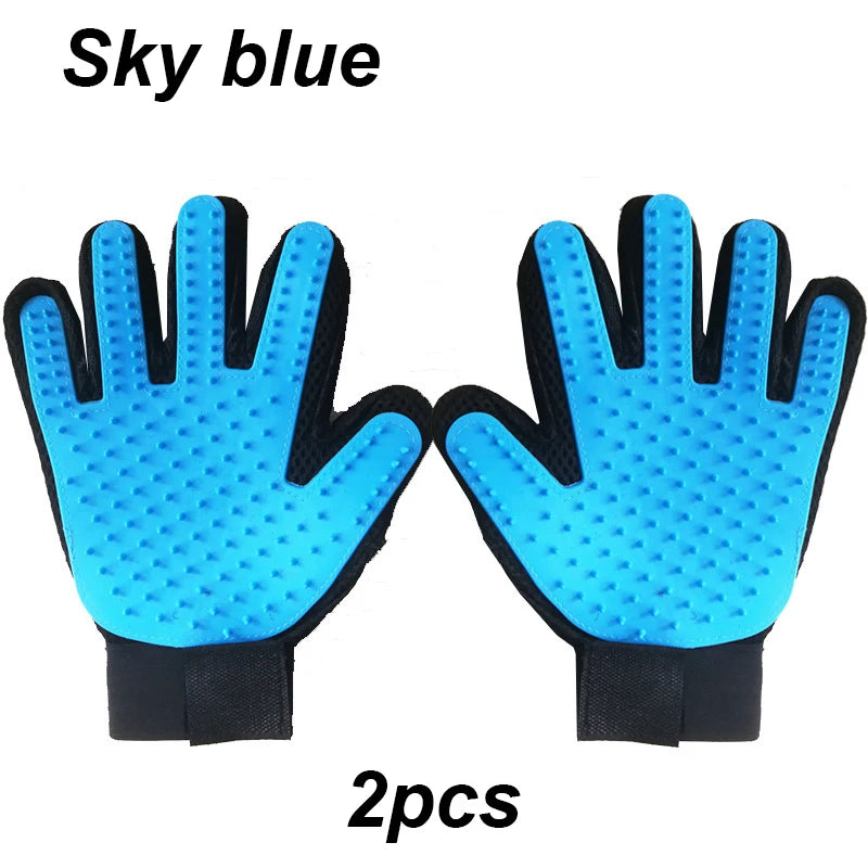 Pet Glove Cat Grooming Hair Deshedding Brush S Dog Comb for S Bath Cleaning Glove De-Shedding De-Matting Pet Grooming Products