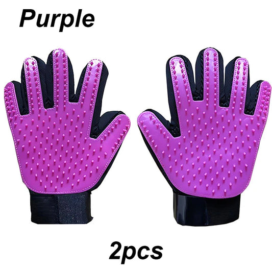 Pet Glove Cat Grooming Hair Deshedding Brush S Dog Comb for S Bath Cleaning Glove De-Shedding De-Matting Pet Grooming Products